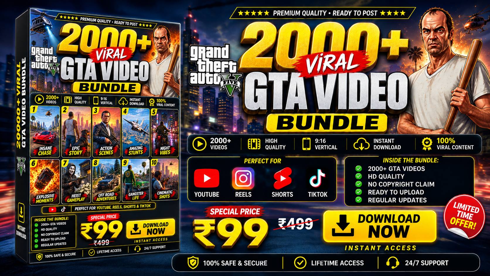 2000+ USA Cartoon Reels Bundle